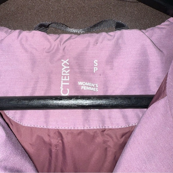 Purple Quilted Puffer Coat with Hood and High Collar - Picture 10 of 16